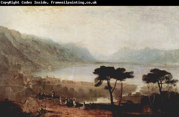 Joseph Mallord William Turner Der Genfer See von Montreux aus gesehen